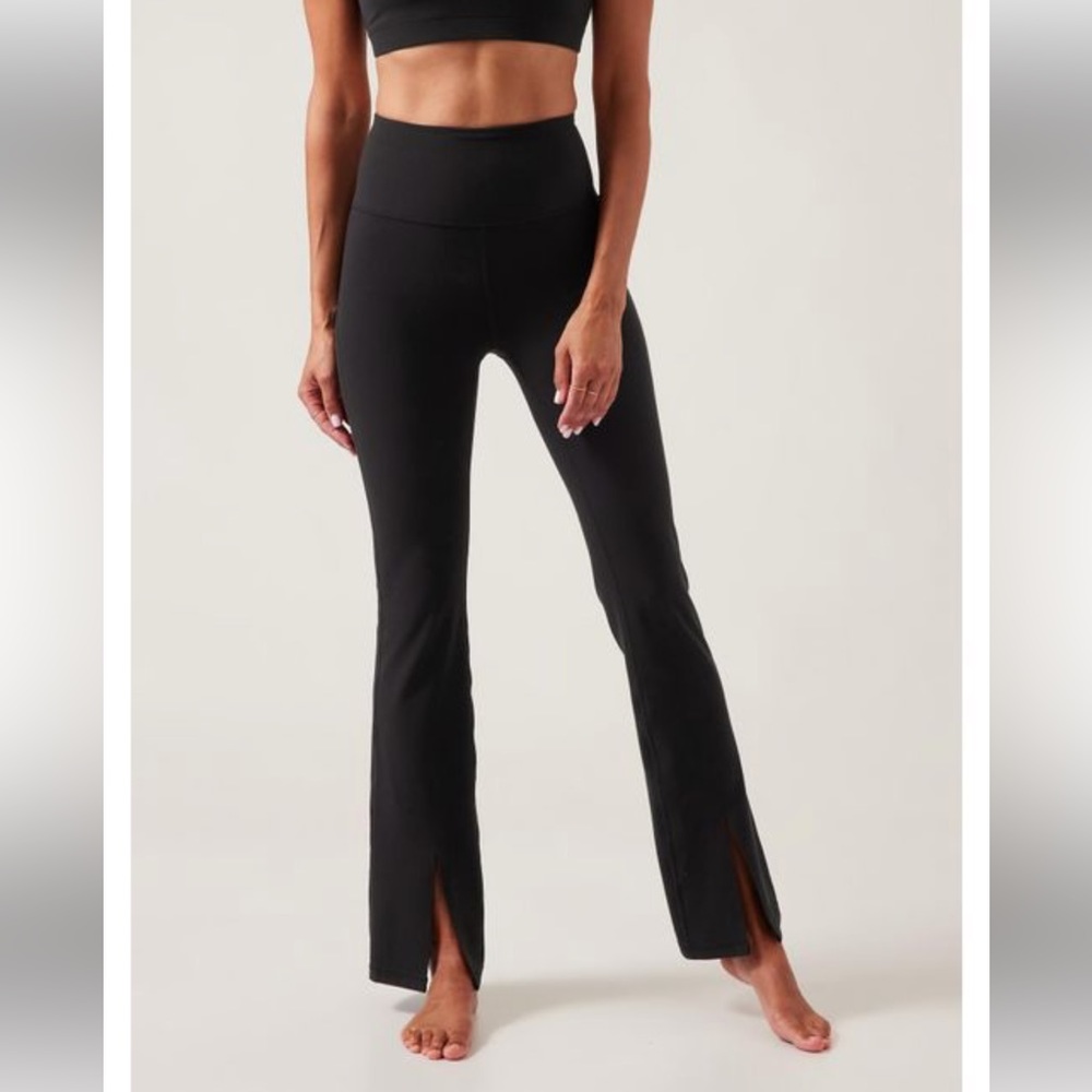 Athleta Elation Split Flare Pants Black Small